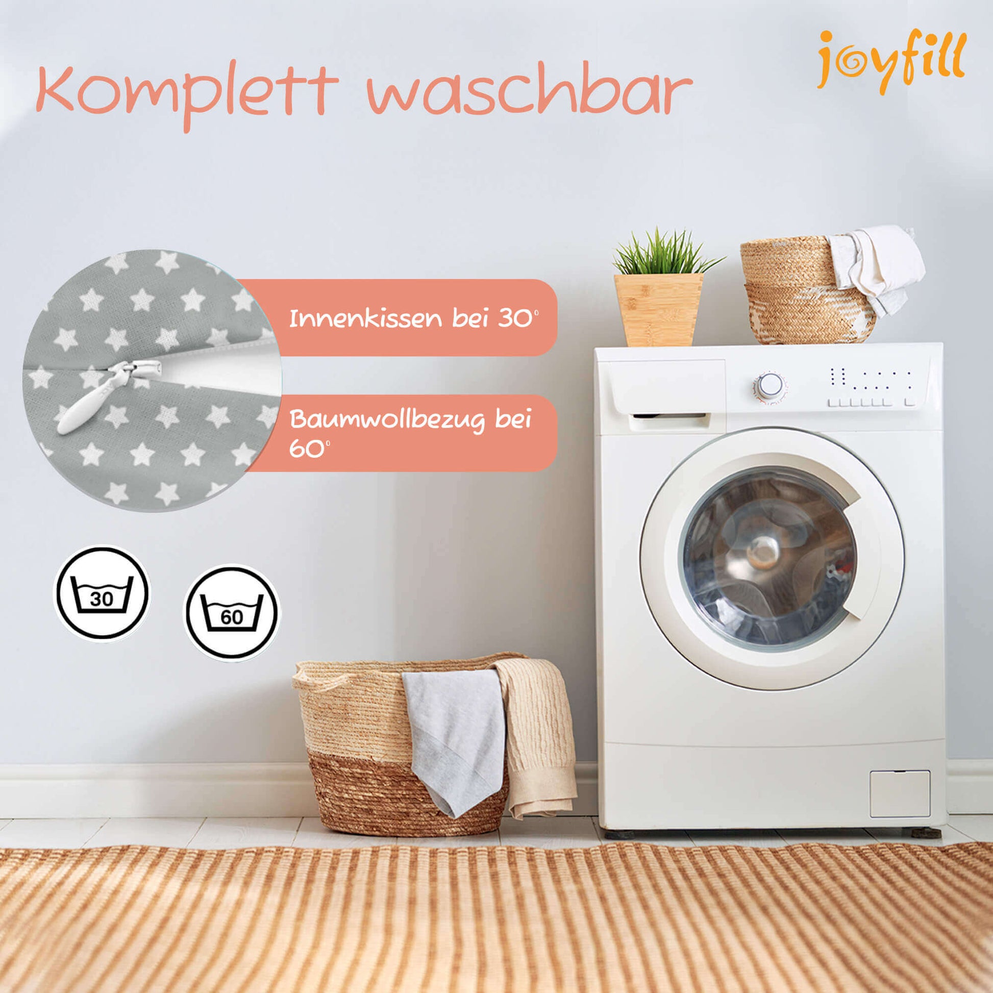 Joyfill Stillkissen (170cm) mit EPS - Joyfill