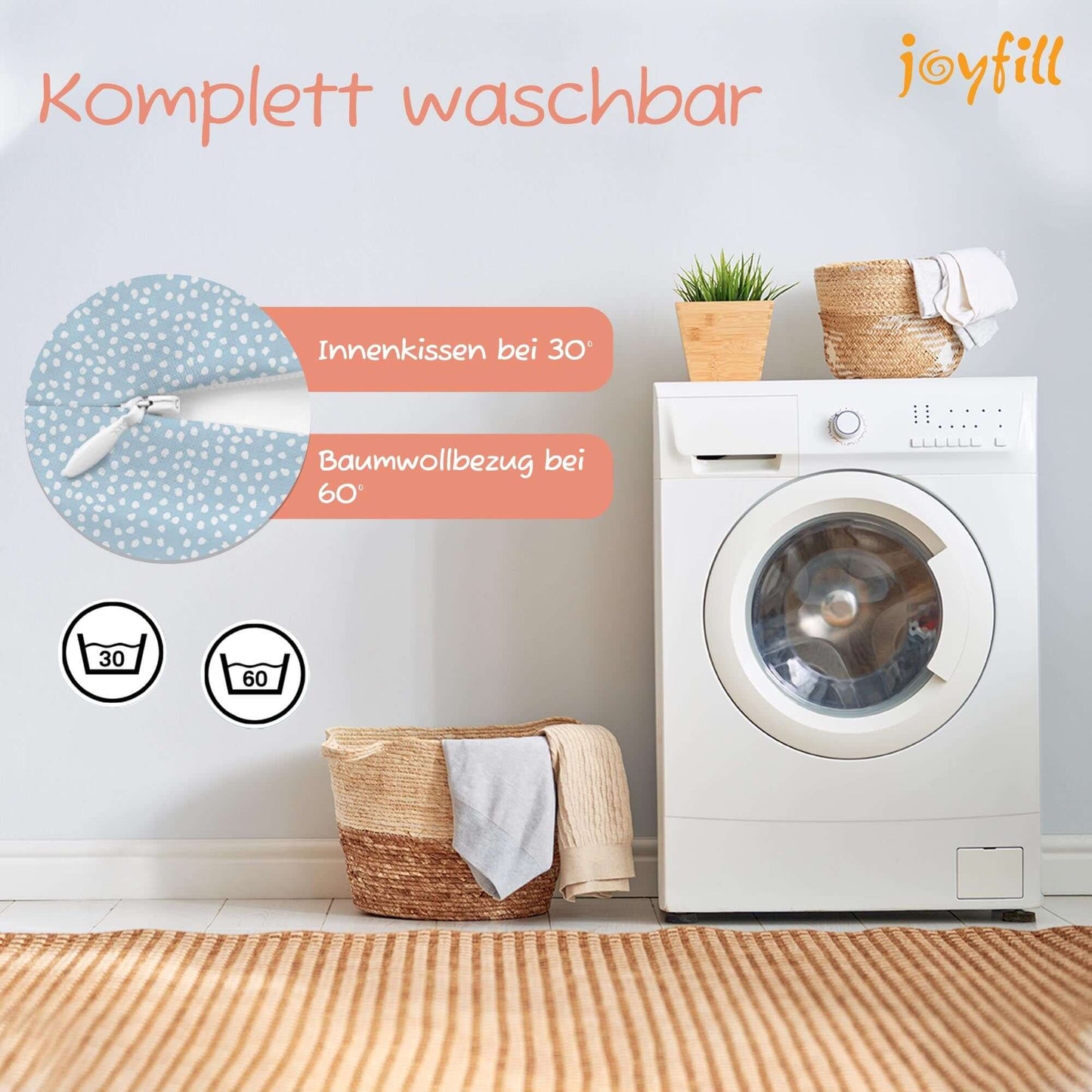 Joyfill Stillkissen (170cm) mit EPS - Joyfill