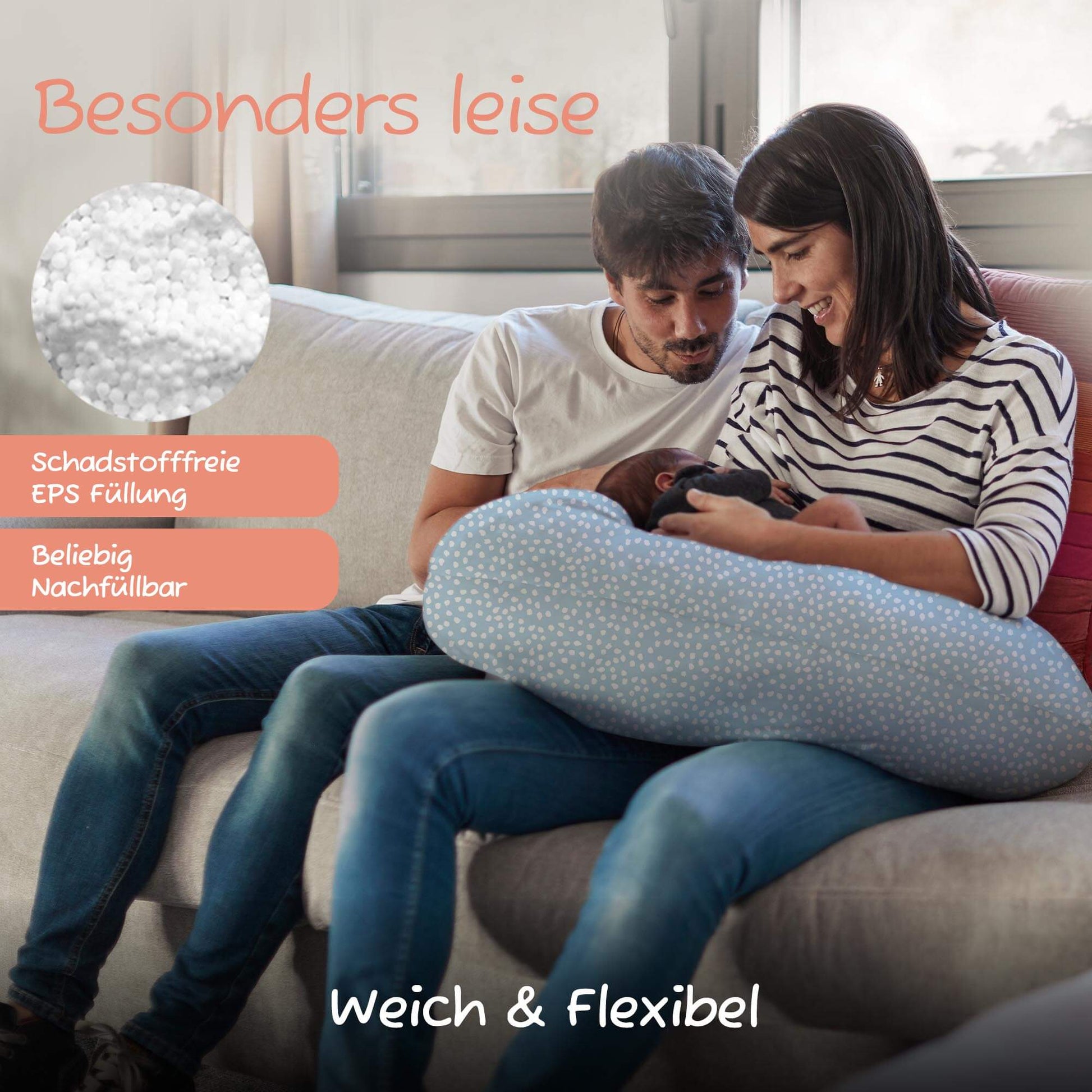 Joyfill Stillkissen (170cm) mit EPS - Joyfill