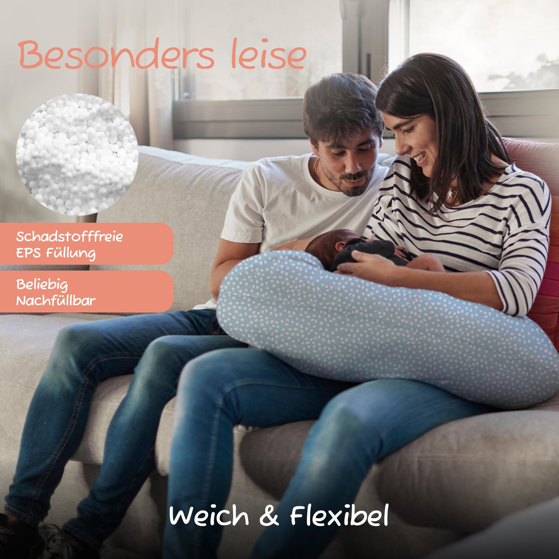 Joyfill Stillkissen (170cm) mit EPS - Joyfill