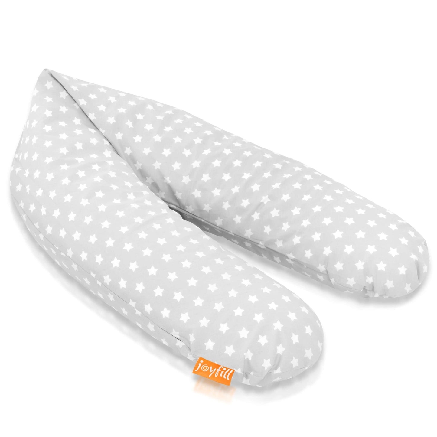 Joyfill Stillkissen 190cm mit Biofoam Füllung Anthrazit ergonomisches Lagerungskissen