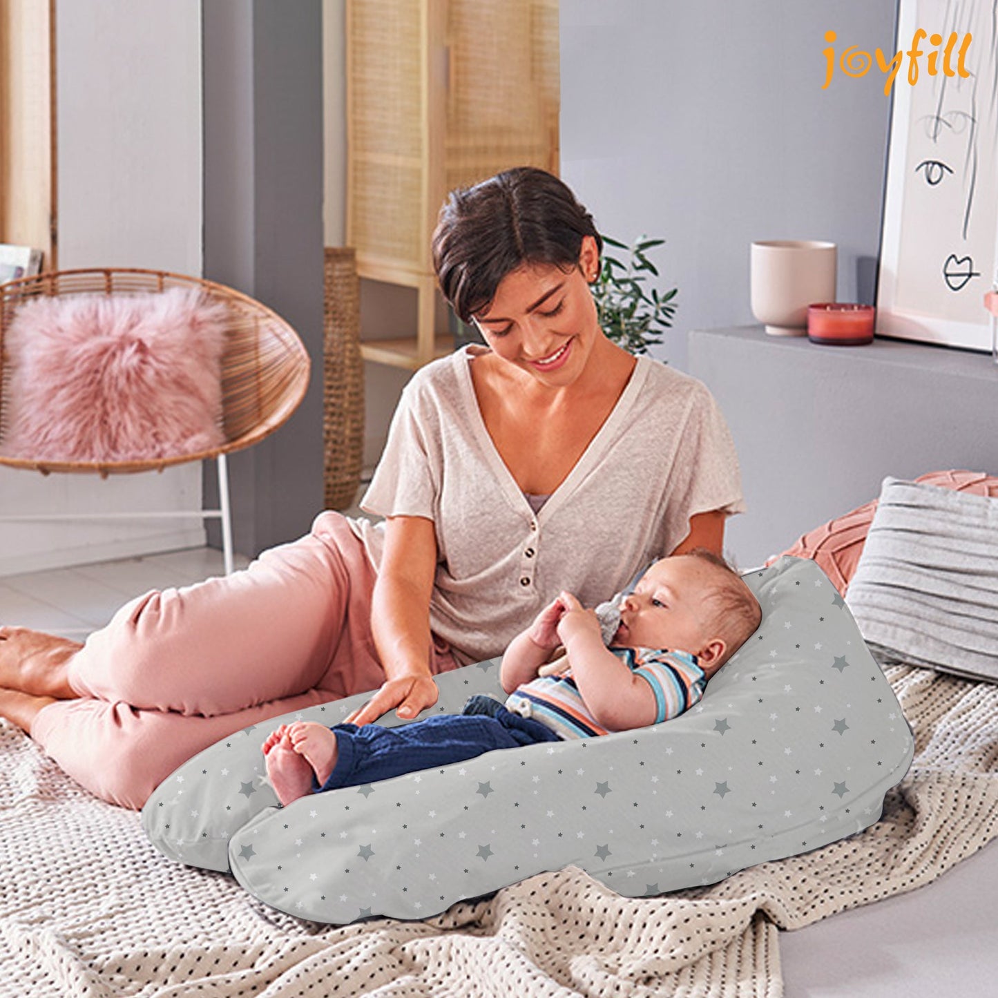 Joyfill Stillkissen (190cm) mit BioFoam - Joyfill