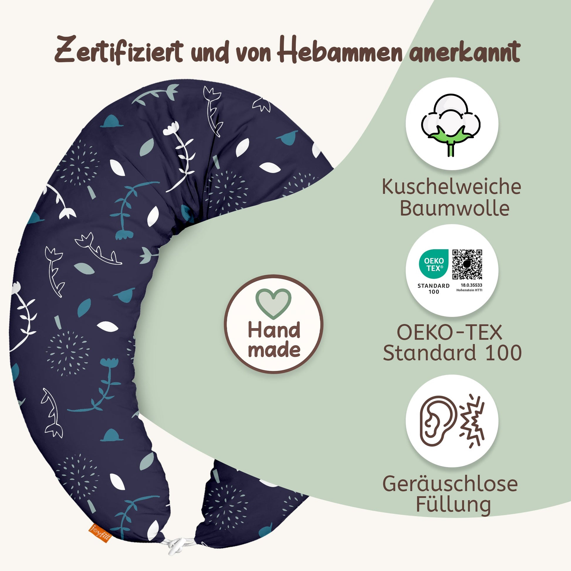 joyfill Stillkissen I Von Hebammen Getestet I Flüsterleise Füllung - Joyfill