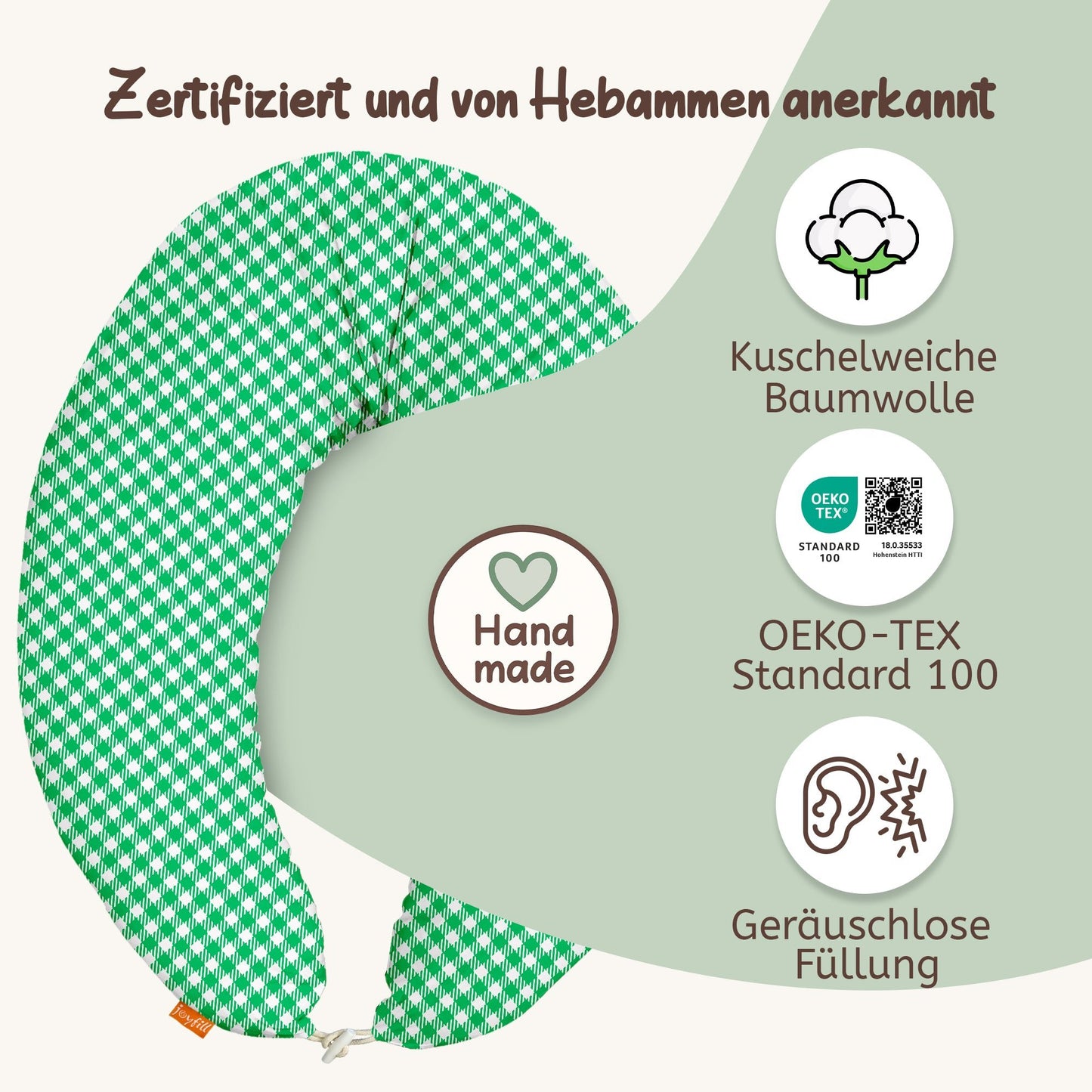 joyfill Stillkissen I Von Hebammen Getestet I Flüsterleise Füllung - Joyfill