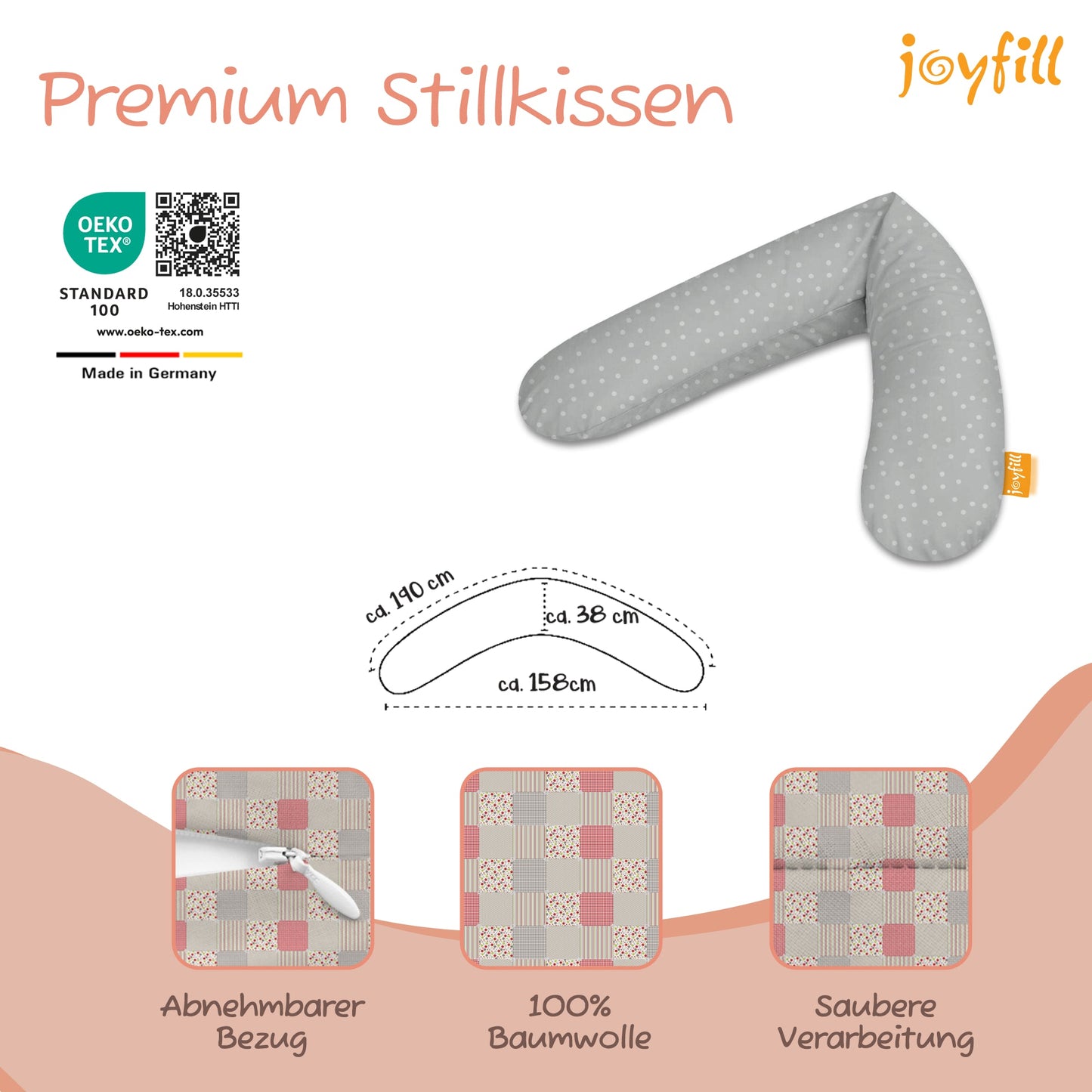 Joyfill Stillkissen XL mit EPS - Joyfill