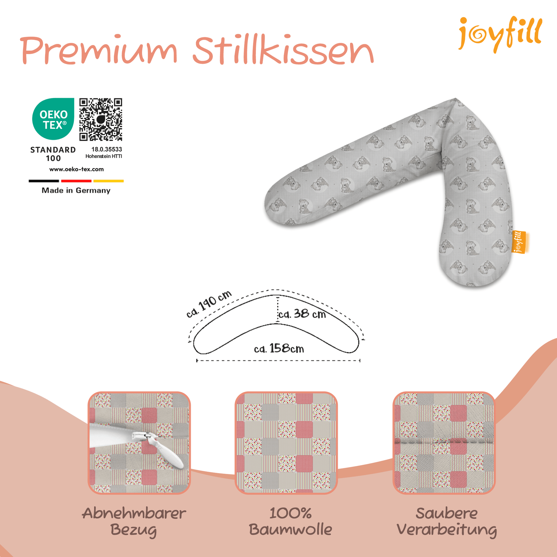Joyfill Stillkissen XL mit EPS - Joyfill