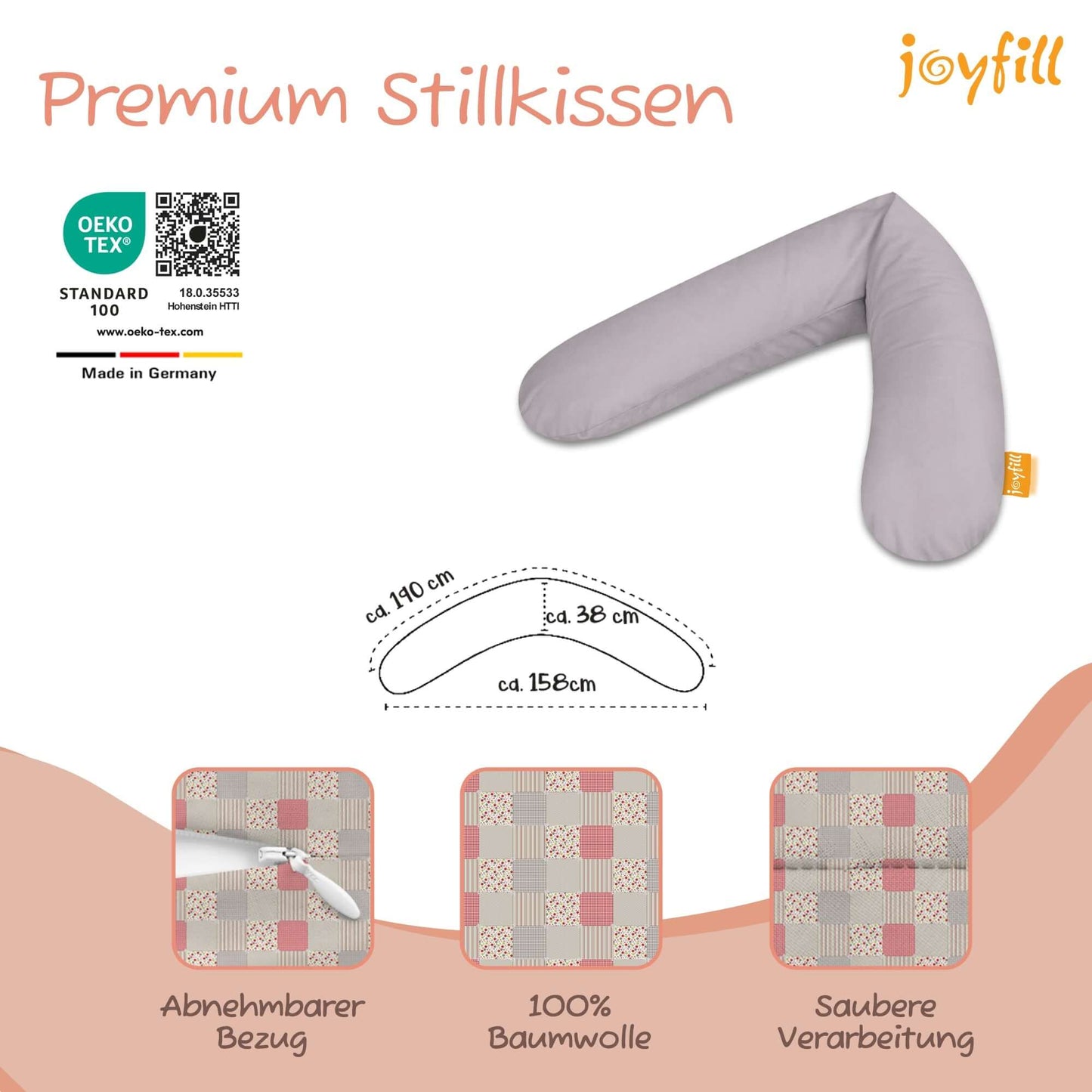 Joyfill Stillkissen XL mit EPS - Joyfill