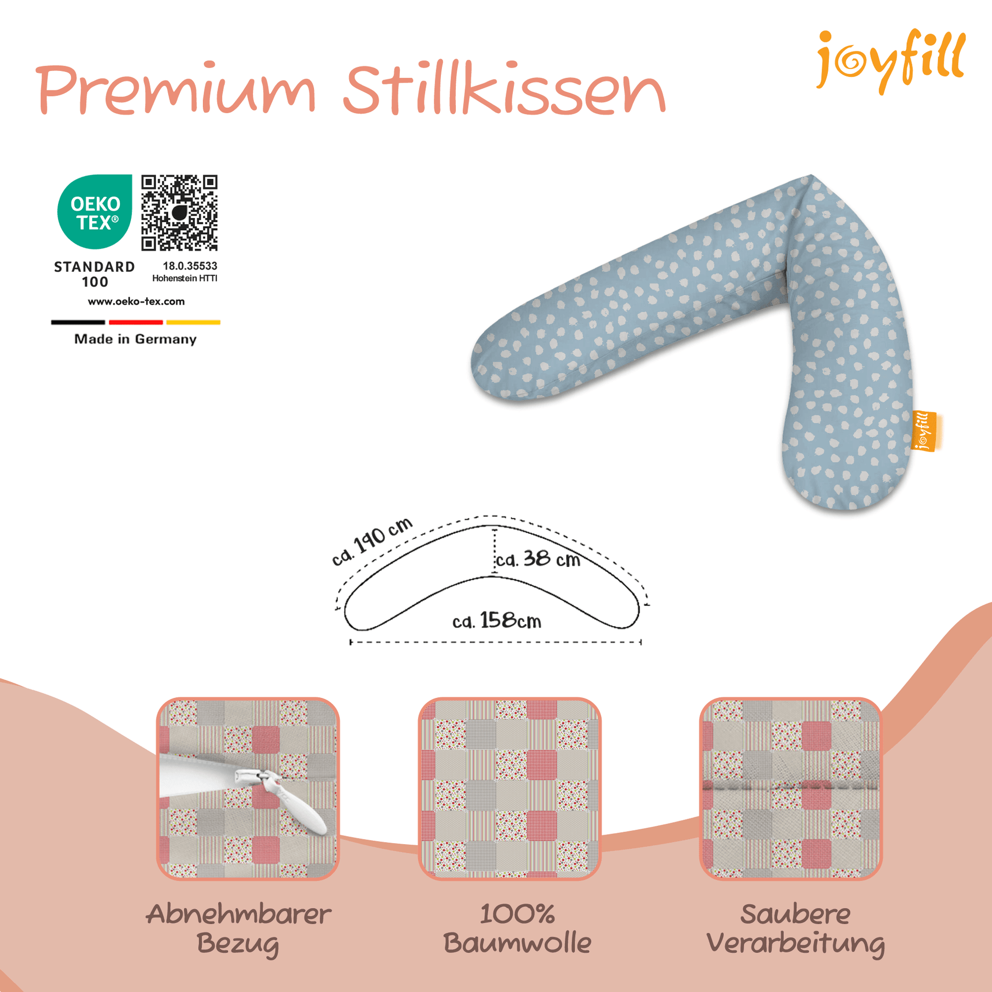 Joyfill Stillkissen XL mit EPS - Joyfill