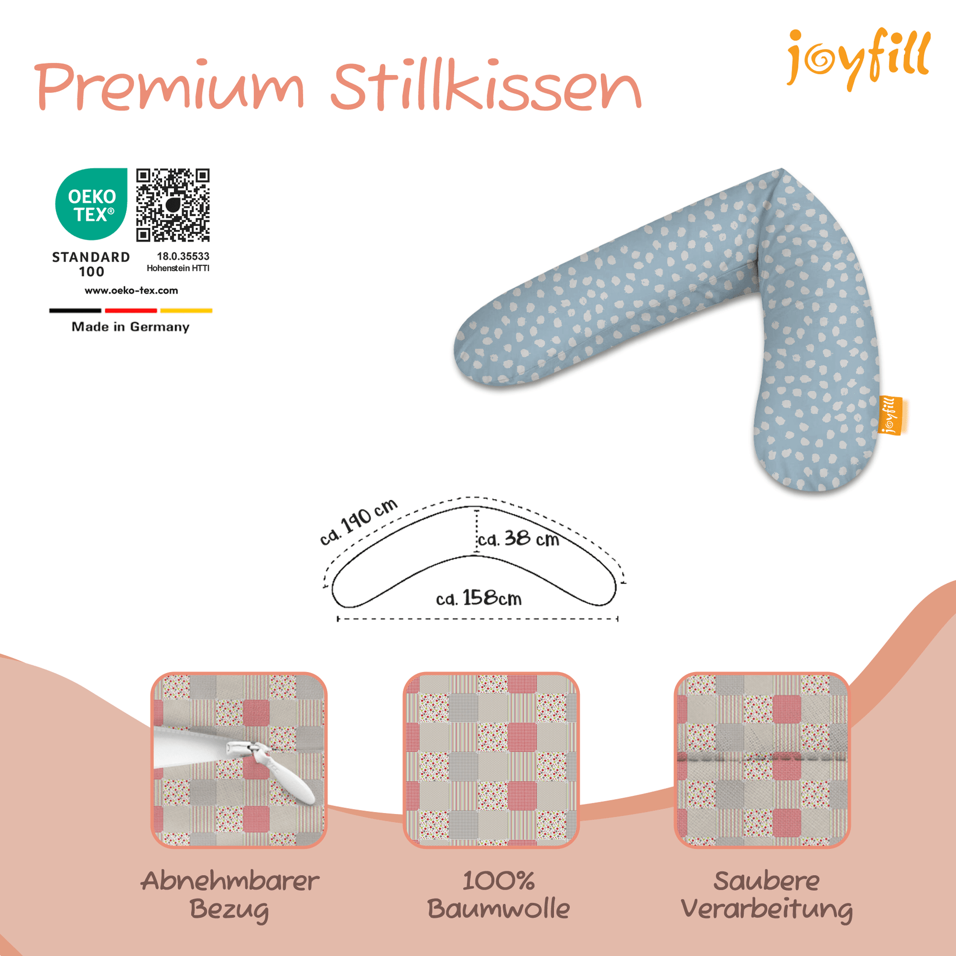 Joyfill Stillkissen XL mit EPS - Joyfill