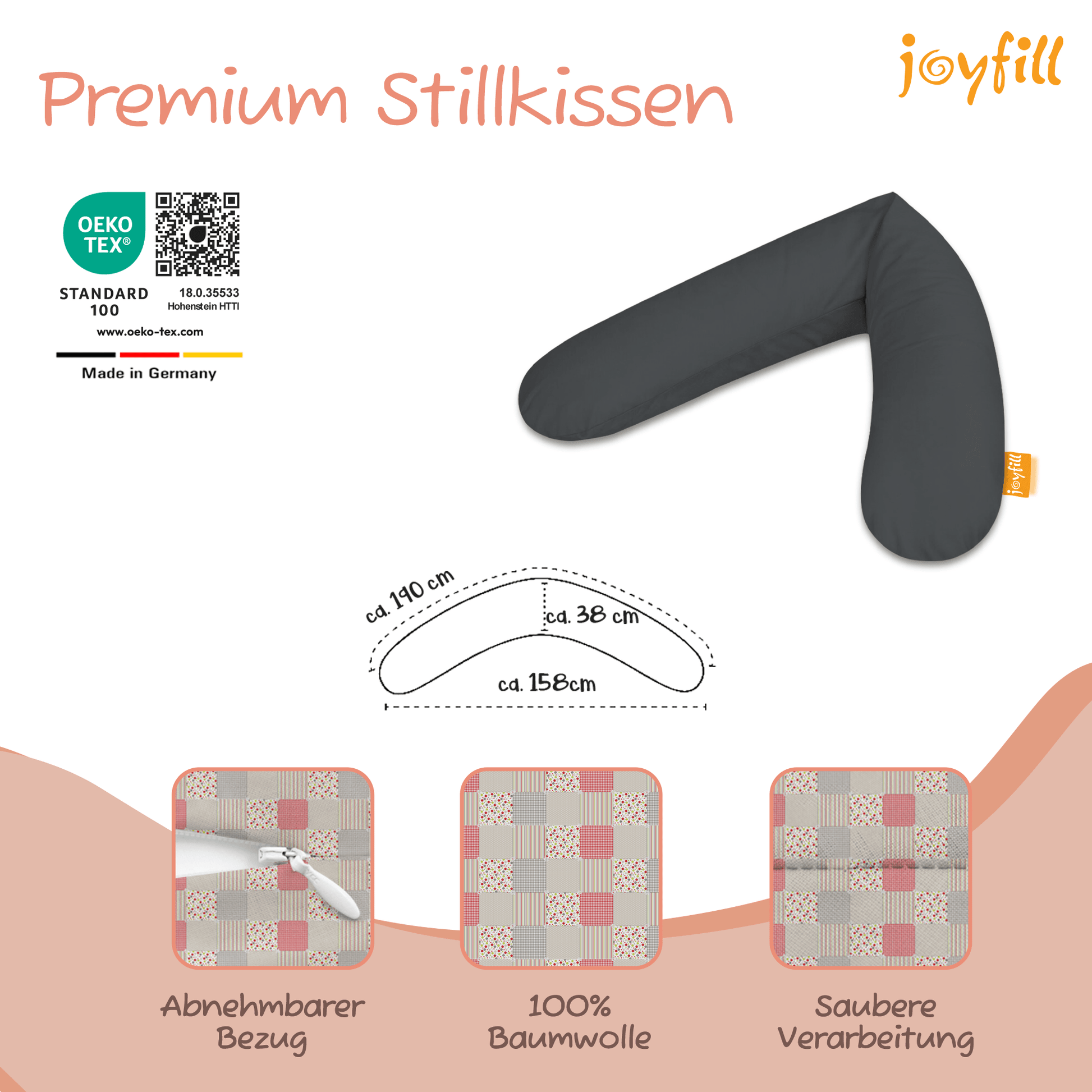 Joyfill Stillkissen XL mit EPS - Joyfill