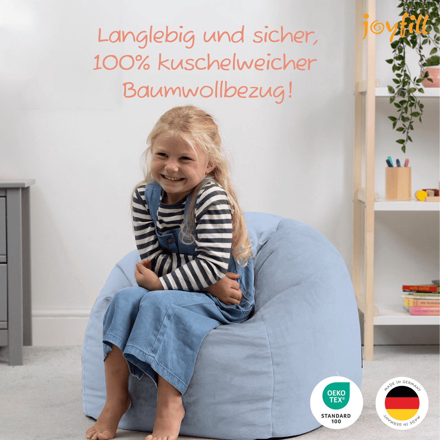 Sitzsack für Groß und Klein (BioFoam gefüllt | 240 L) - Joyfill