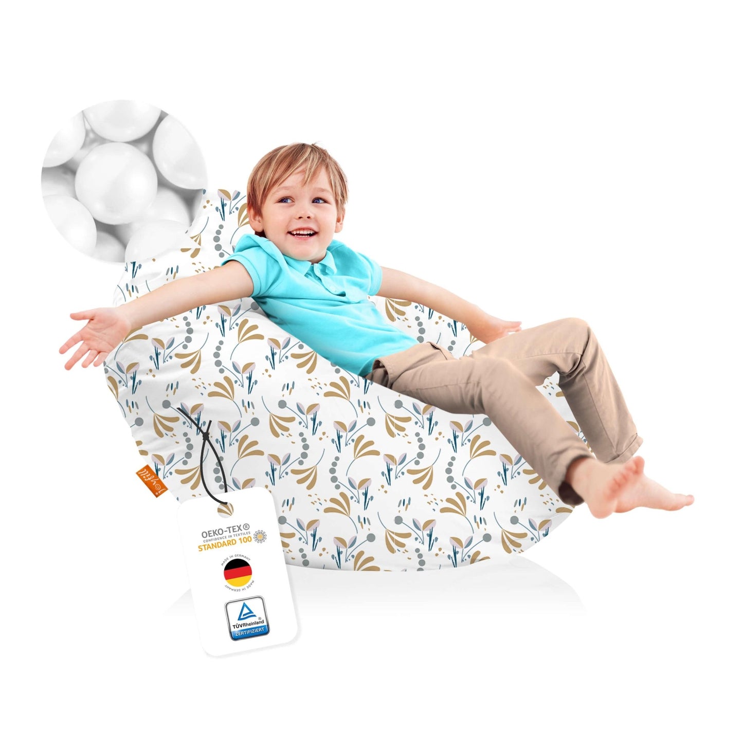 Sitzsack für Groß und Klein (BioFoam gefüllt | 240 L) - Joyfill