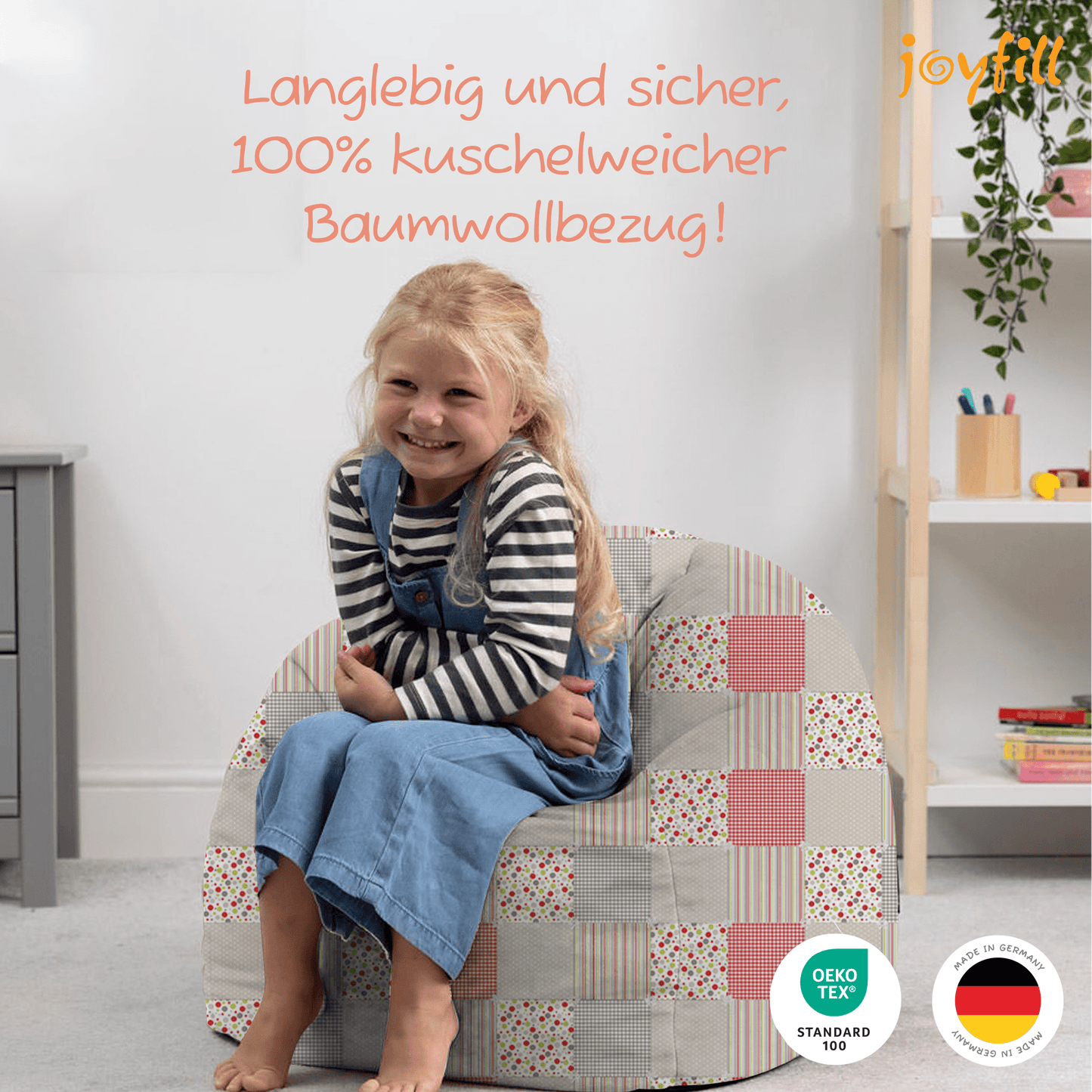 Sitzsack für Groß und Klein (BioFoam gefüllt | 240 L) - Joyfill