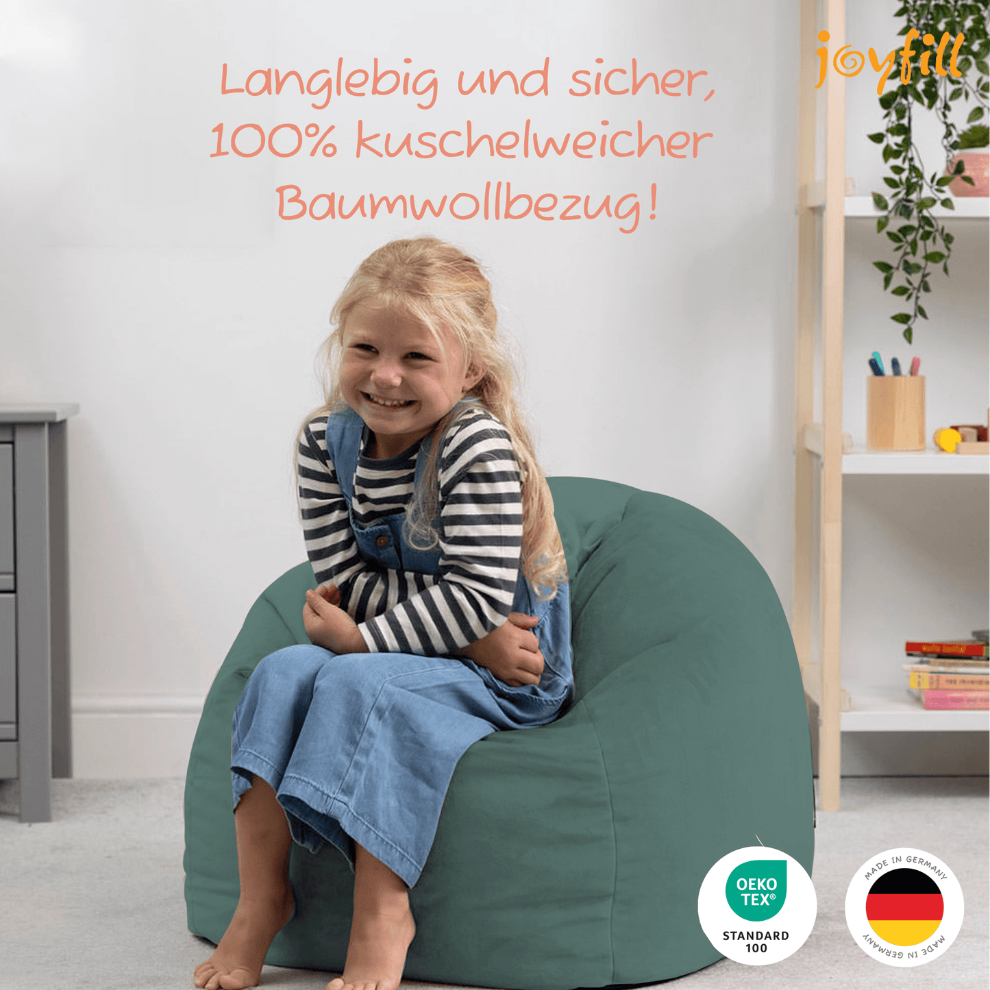 Sitzsack für Groß und Klein (BioFoam gefüllt | 240 L) - Joyfill