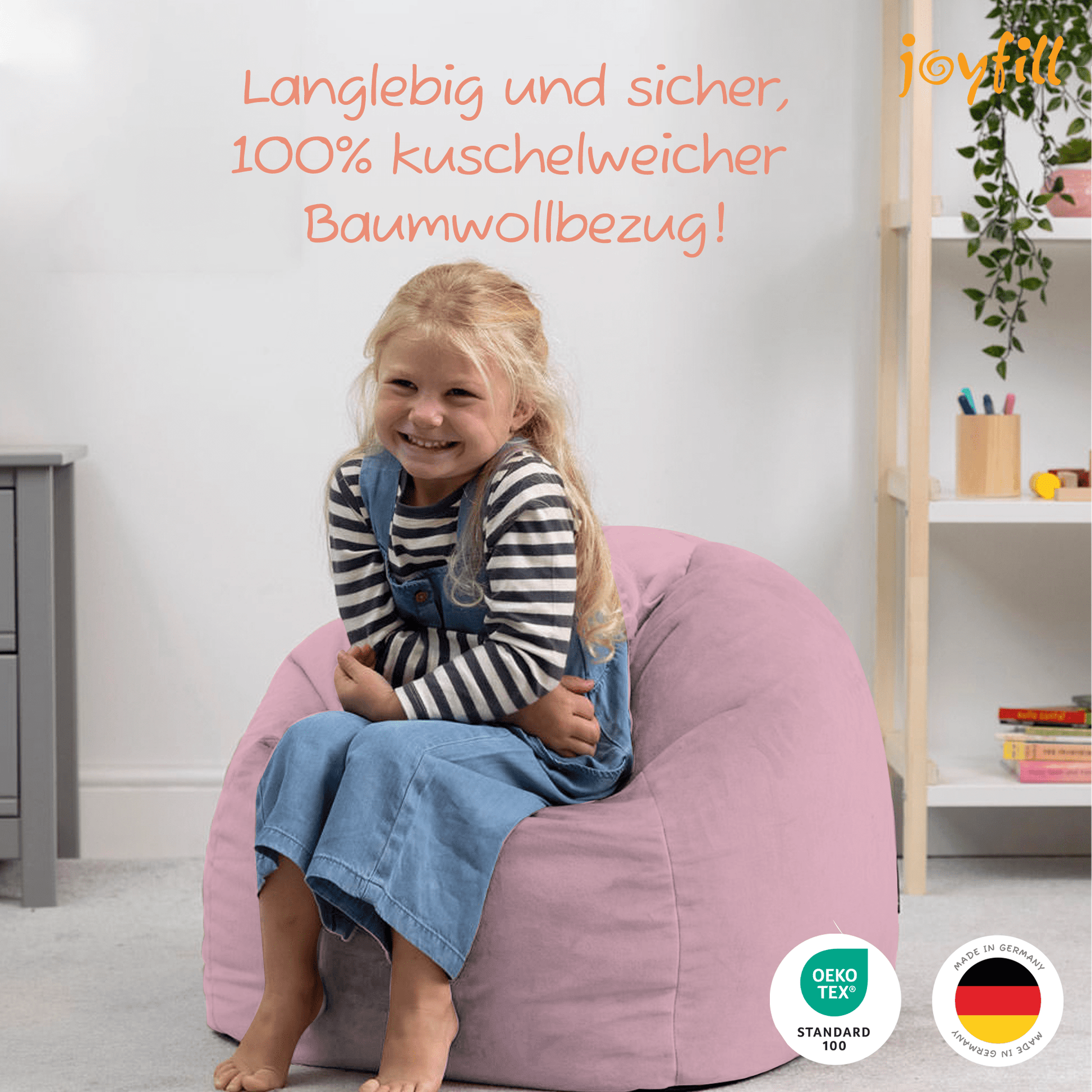 Sitzsack für Groß und Klein (BioFoam gefüllt | 240 L) - Joyfill
