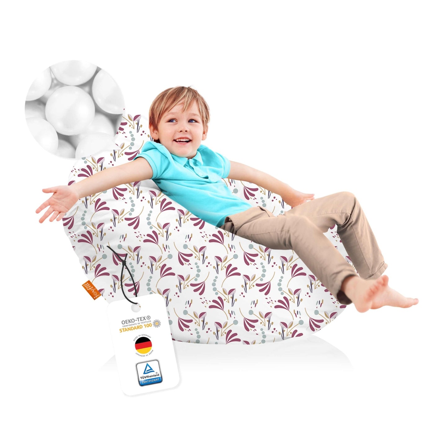 Sitzsack für Groß und Klein (BioFoam gefüllt | 240 L) - Joyfill