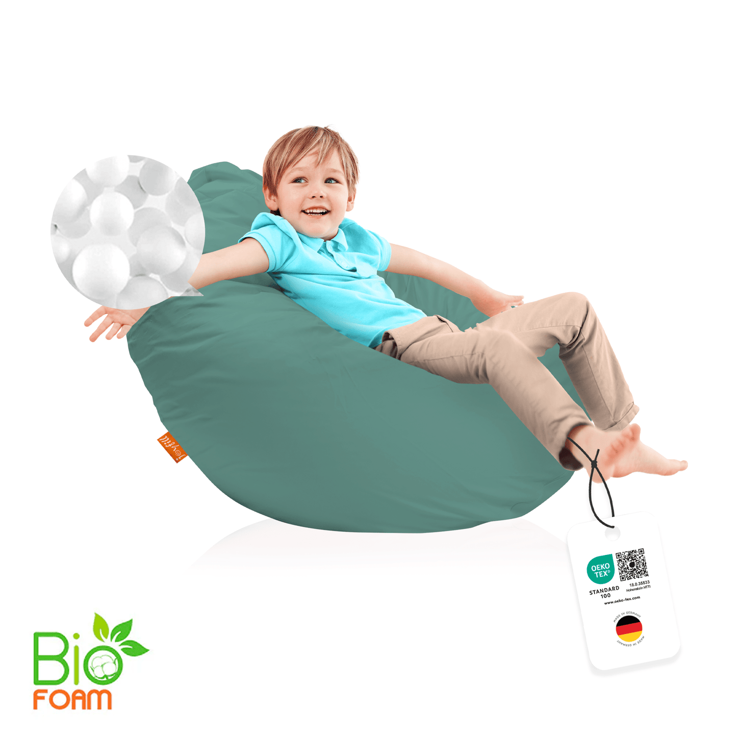 Sitzsack für Groß und Klein (BioFoam gefüllt | 240 L) - Joyfill