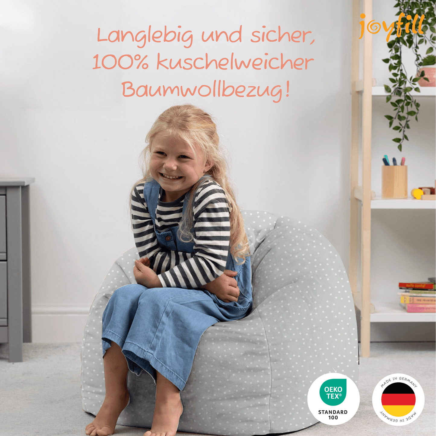 Sitzsack für Groß und Klein (BioFoam gefüllt | 240 L) - Joyfill