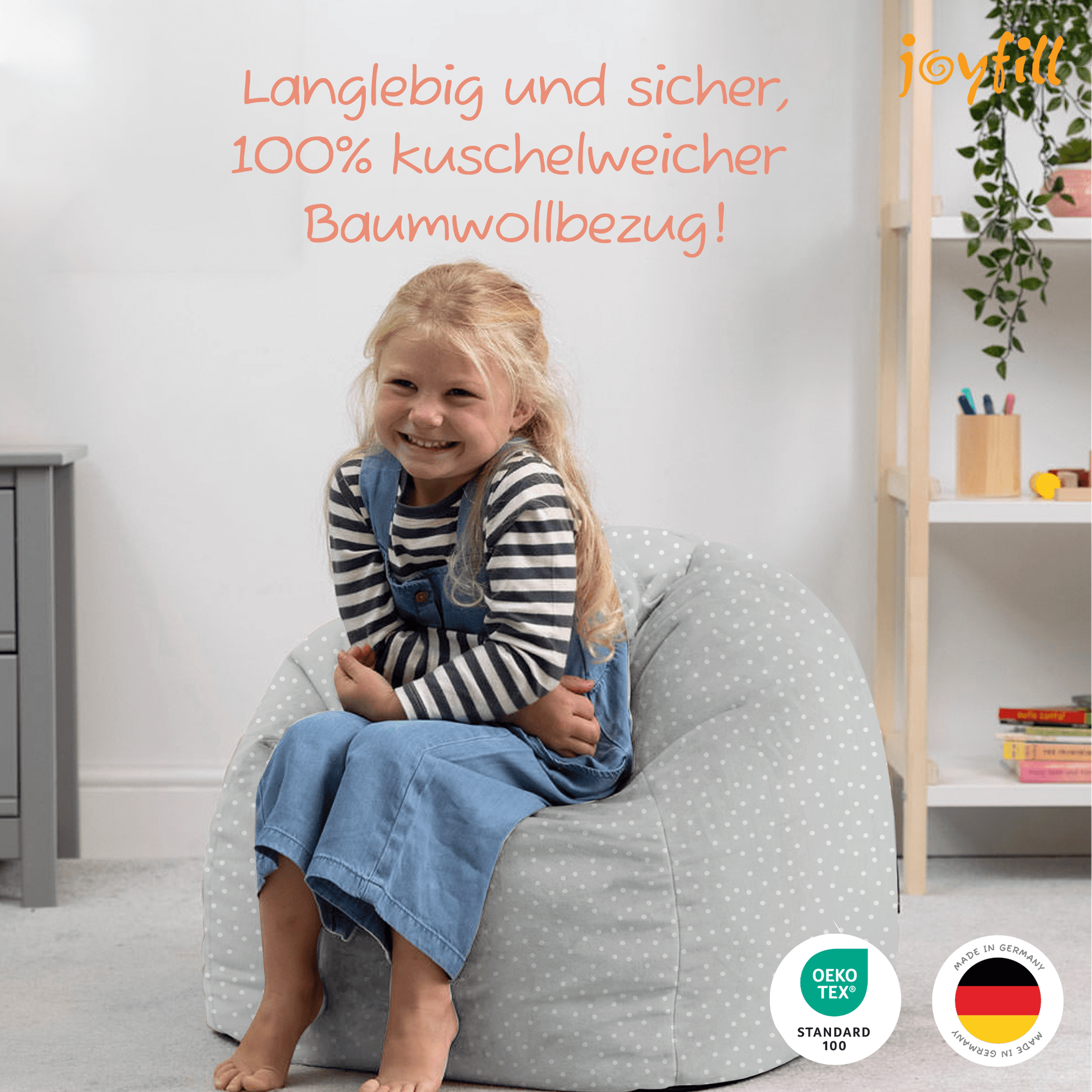 Sitzsack für Groß und Klein (BioFoam gefüllt | 240 L) - Joyfill