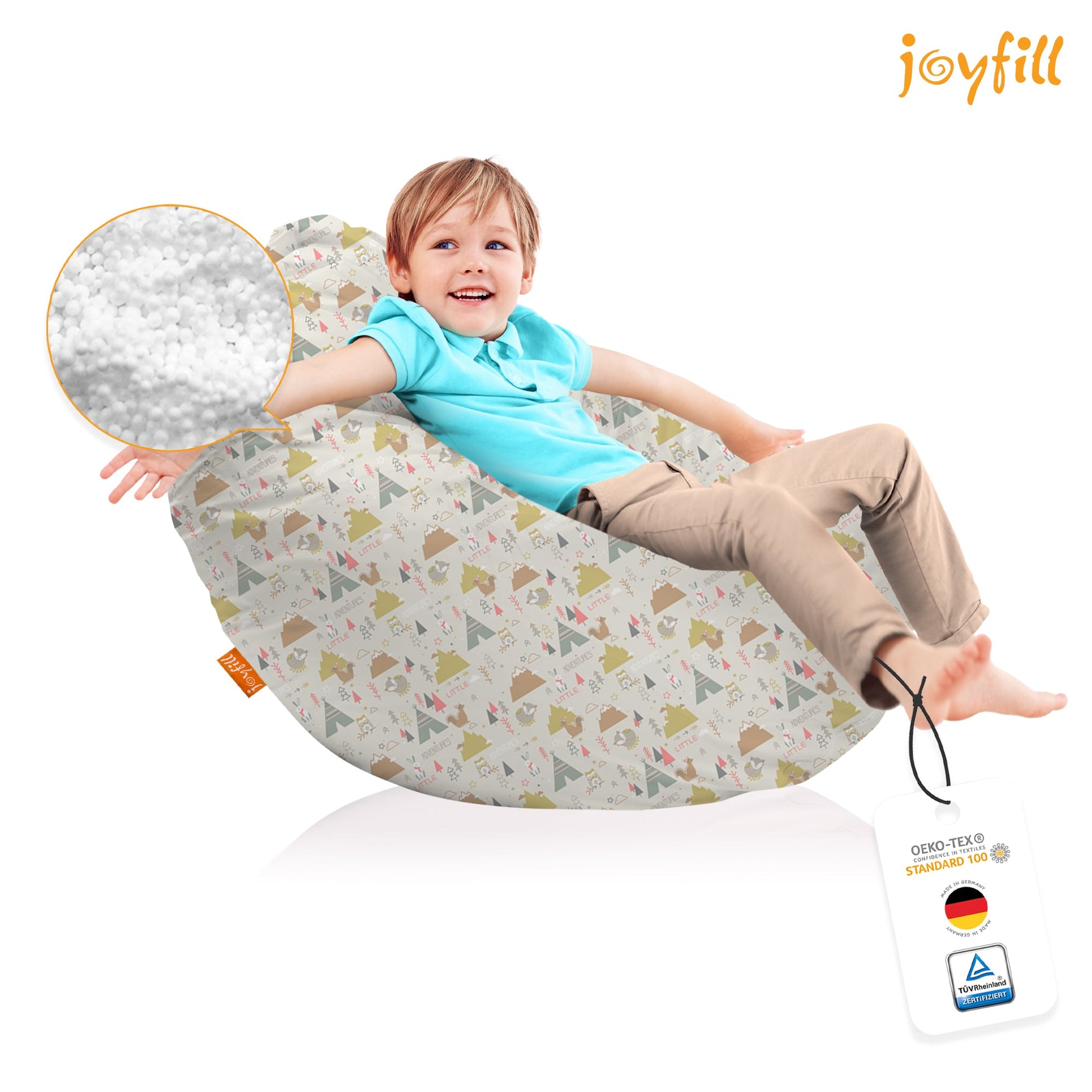 Sitzsack für Groß und Klein (EPS gefüllt | 240L) - Joyfill