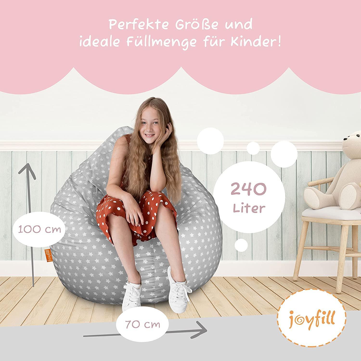 Sitzsack für Kinder (EPS gefüllt | 90L) - Joyfill