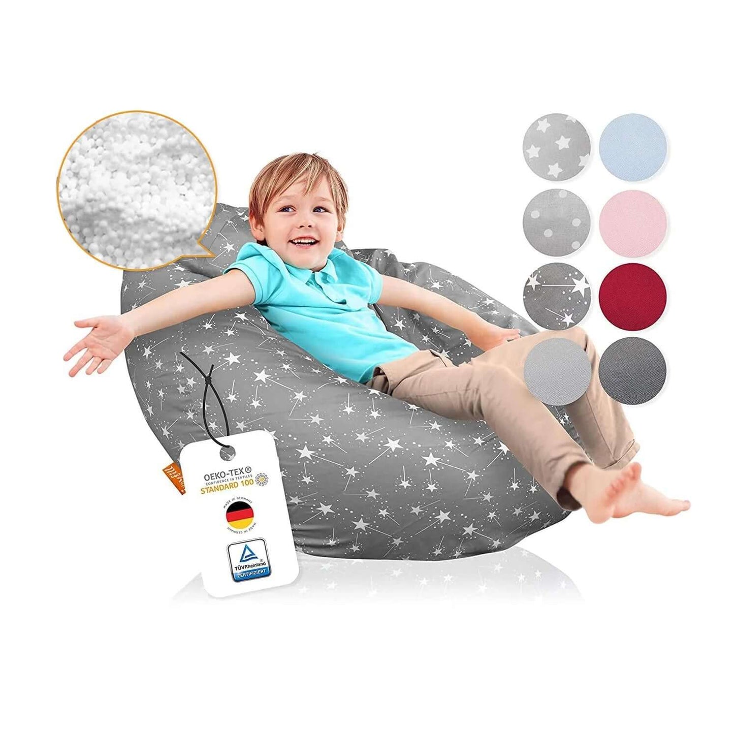 Sitzsack für Kinder (EPS gefüllt | 90L) - Joyfill