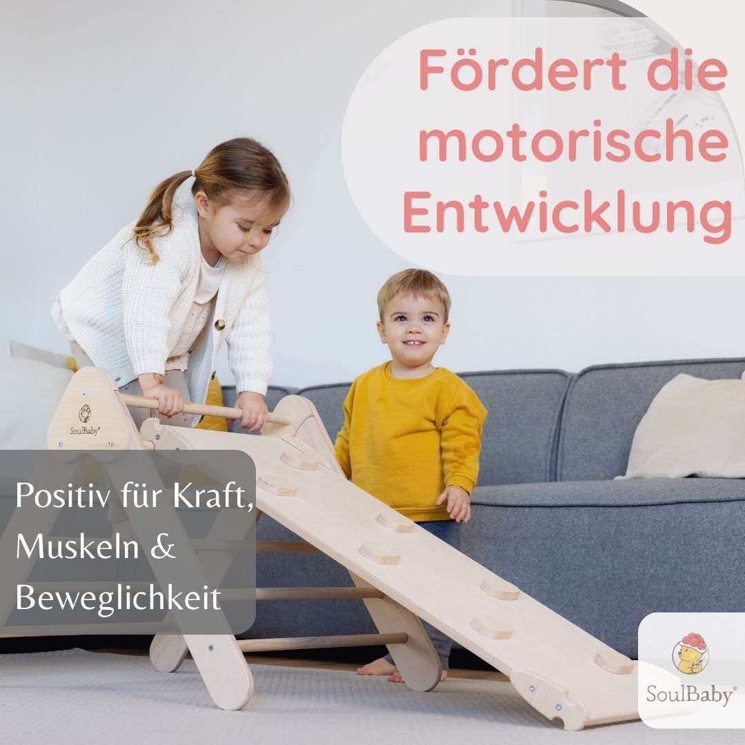 SOULBABY® Kletterdreieck mit Rutsche von Joyfill - Joyfill
