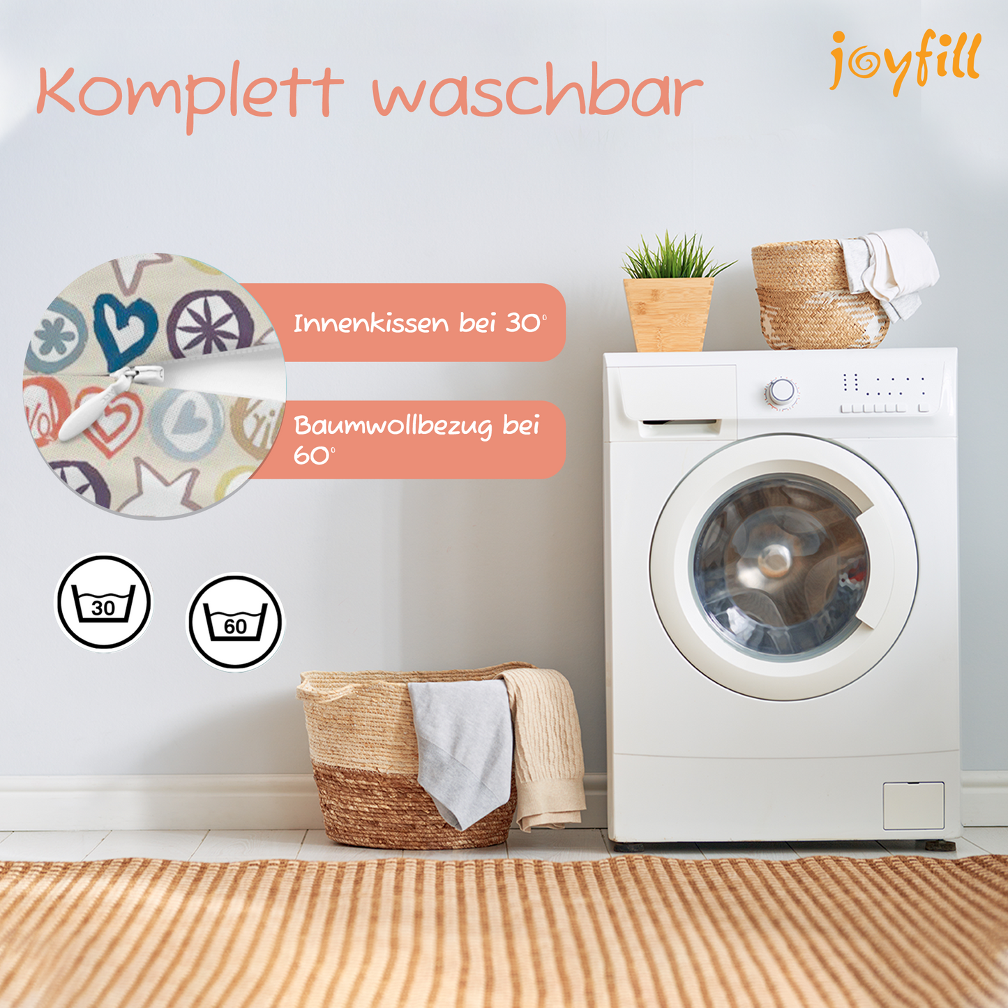 Joyfill Stillkissen (170cm) mit EPS