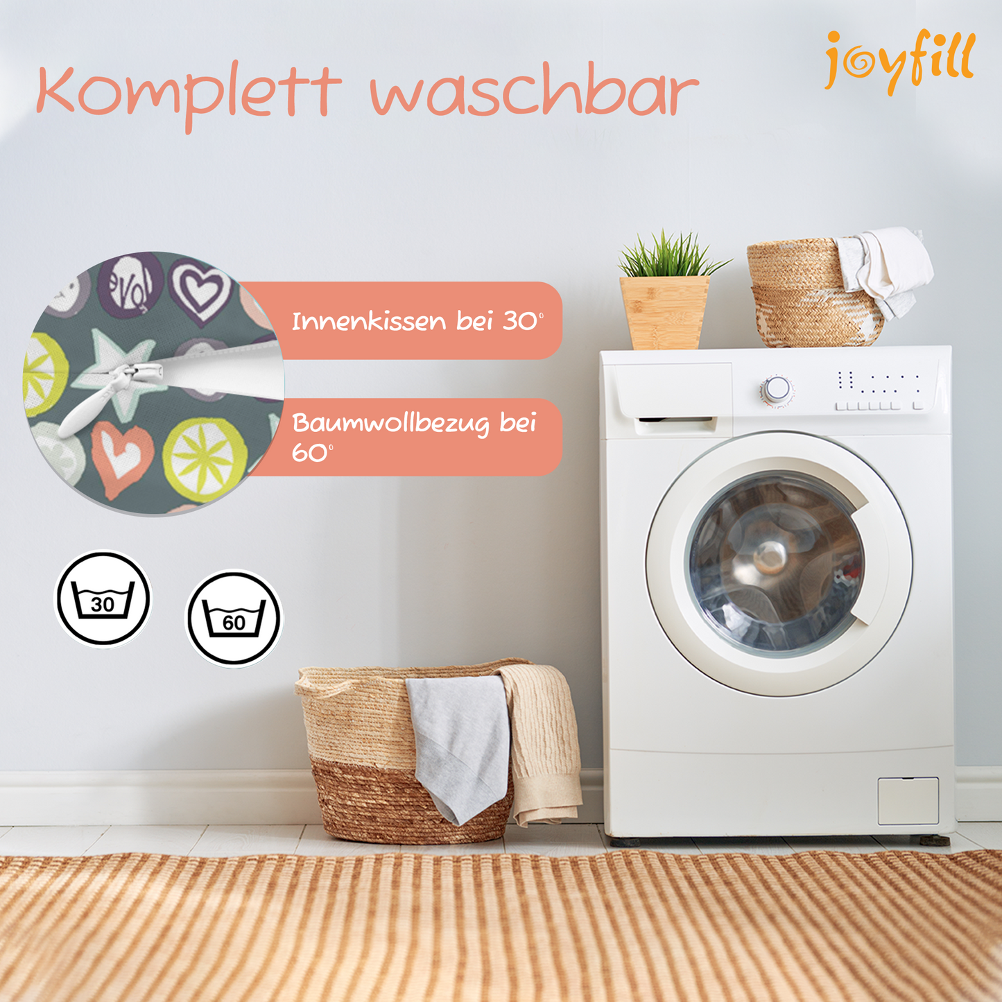 Joyfill Stillkissen (170cm) mit EPS