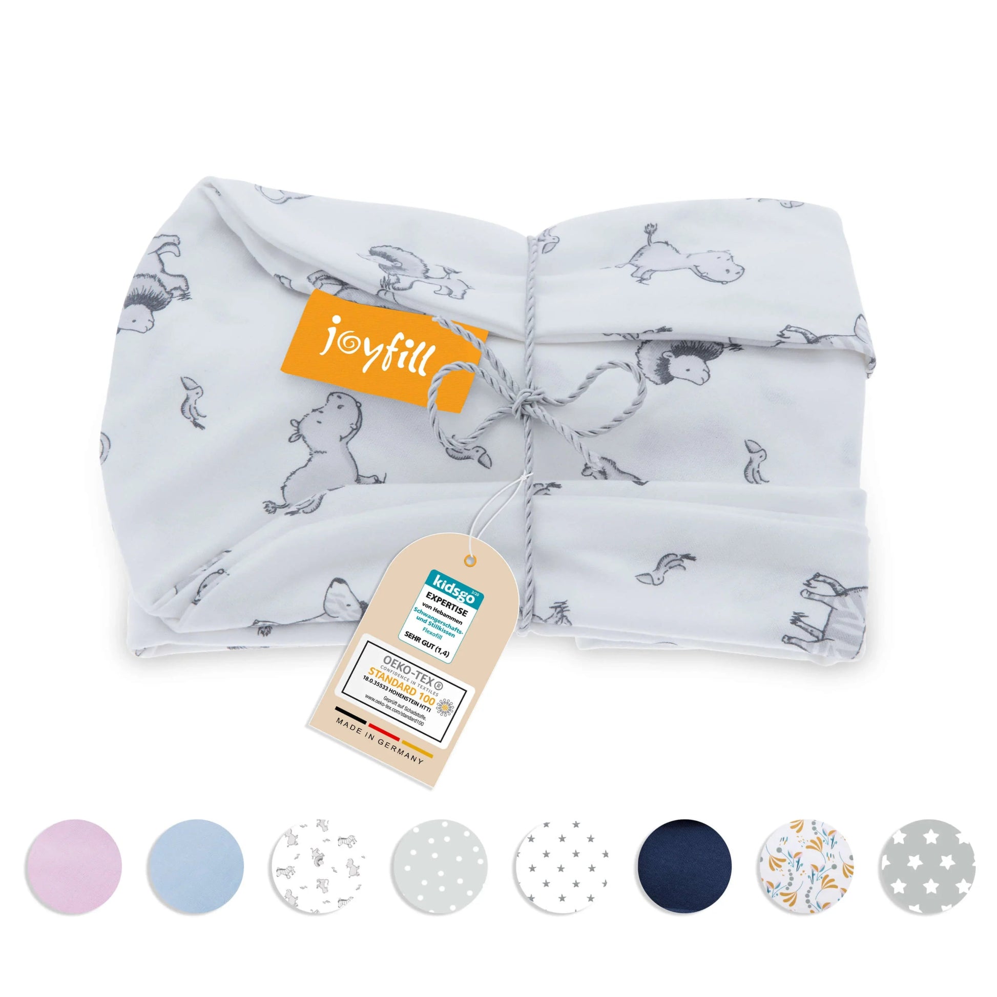 JOYFILL® Premium Kinder Sitzsack 90L Ersatzbezug - Baumwolle - Joyfill